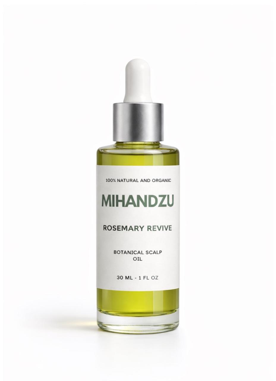 Rosemary Scalp and Hair Oil with Grapeseed, Olive Oil & Vitamin E - 30 ML