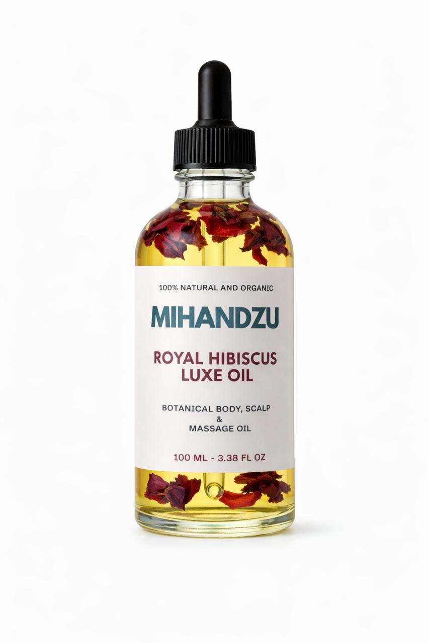 Hibiscus with grape seed Oil - skin, scalp & hair, massage oil - 100 ML